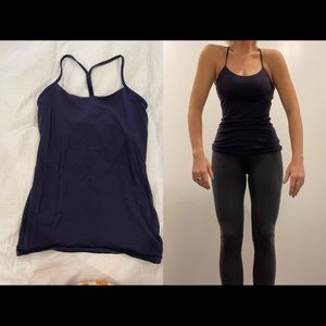 Lululemon Navy Workout Tank Top